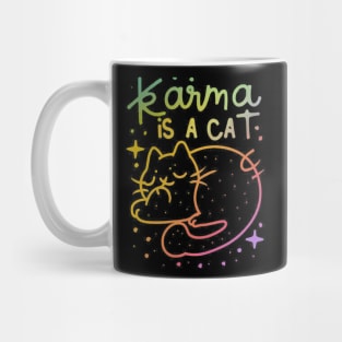 Karma Is A Cat Mug